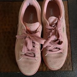 Suede Pink Puma Shoes 