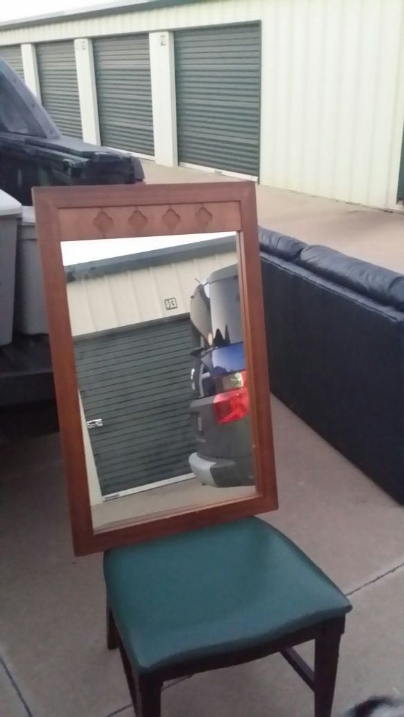 Very heavy vintage mirror