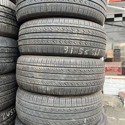 195/55/R16 instaladas y balanceadas  las 4  llantas por $160