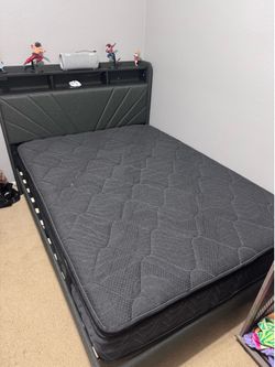 Full Size Bedframe and Mattress
