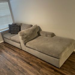 2 Piece Sectional With All Cushions Included 