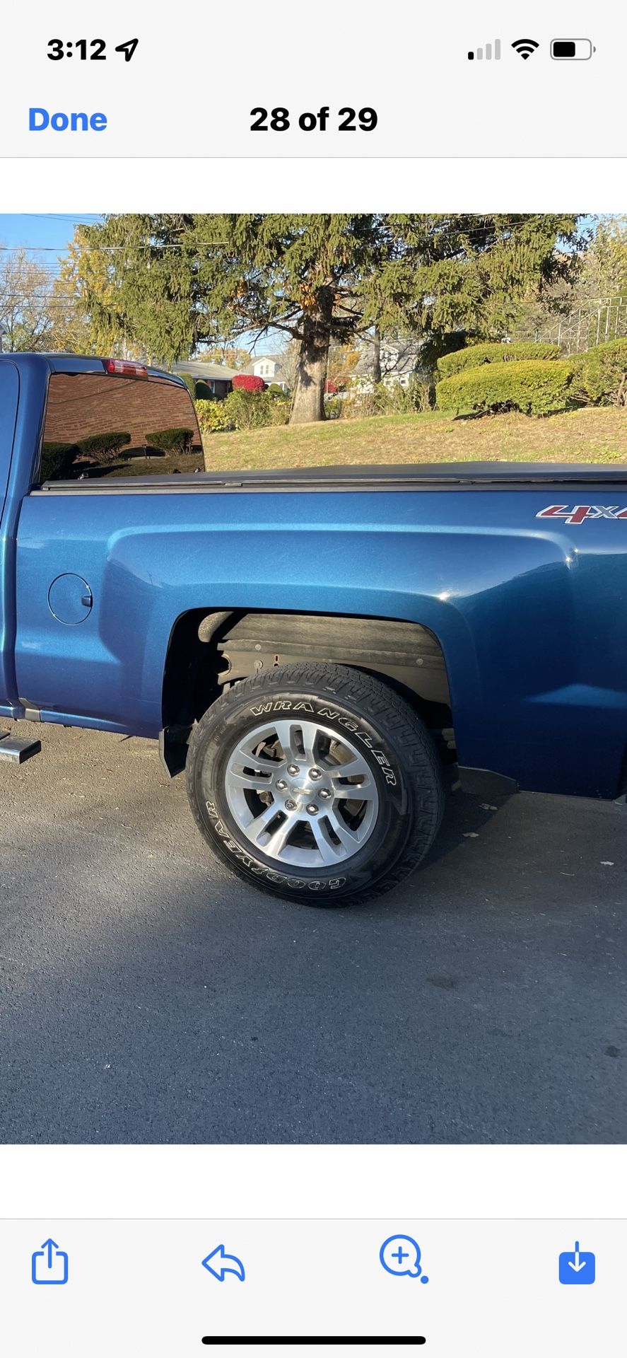 Chevy Silverado truck bed cover