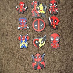 Deadpool Croc Charms 