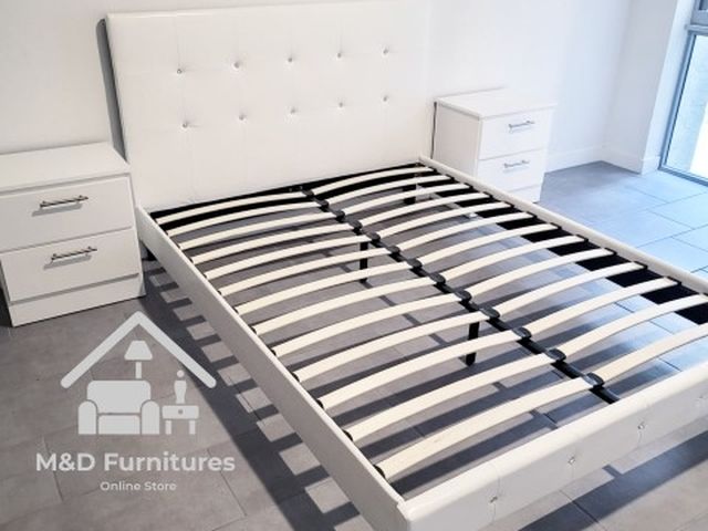 Cama Nueva Con Mesas De Noche... New Bed Frame With Nightstands/ 🚚 Delivery