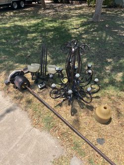 Expensive light fixtures.