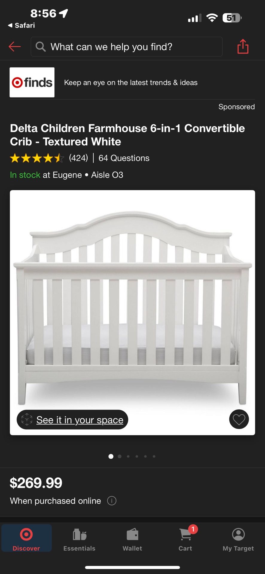 White Baby Crib
