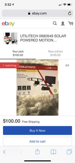 Utilitech Solar Power Security light