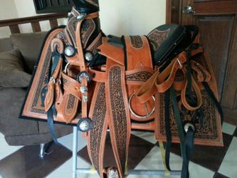 Silla de montar mexicana caballo
