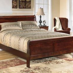 Queen Sleigh Bed Frame