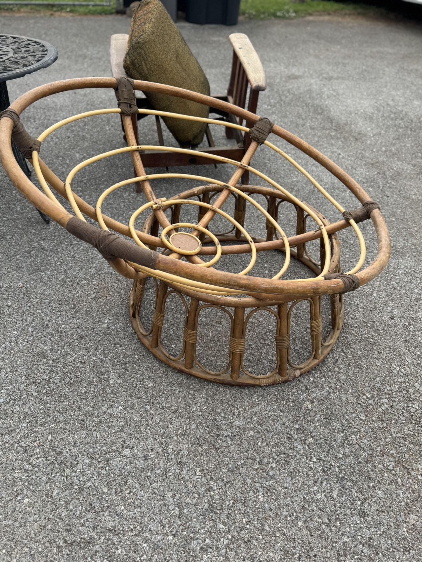Papasan Chair -vintage