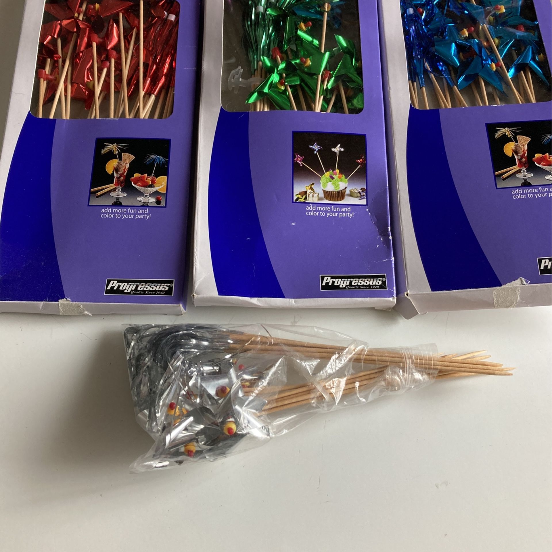 Cute Long Party Picks For Food Or Beverage