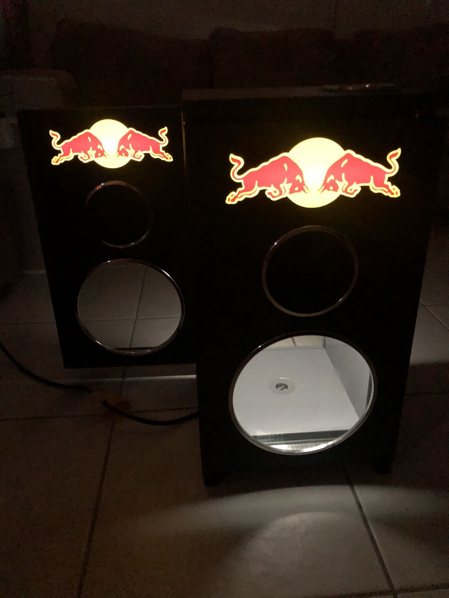 RED BULL MINI FRIDGE FAUX DJ SPEAKER BAR REFRIGERATOR OFFICIAL AUTHENTIC Sale in Miami, FL