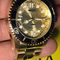 Invicta Pro Diver Men's Watch - 43mm, Gold