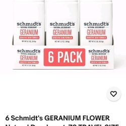 Schdmits Geranium Flower 6 Pack