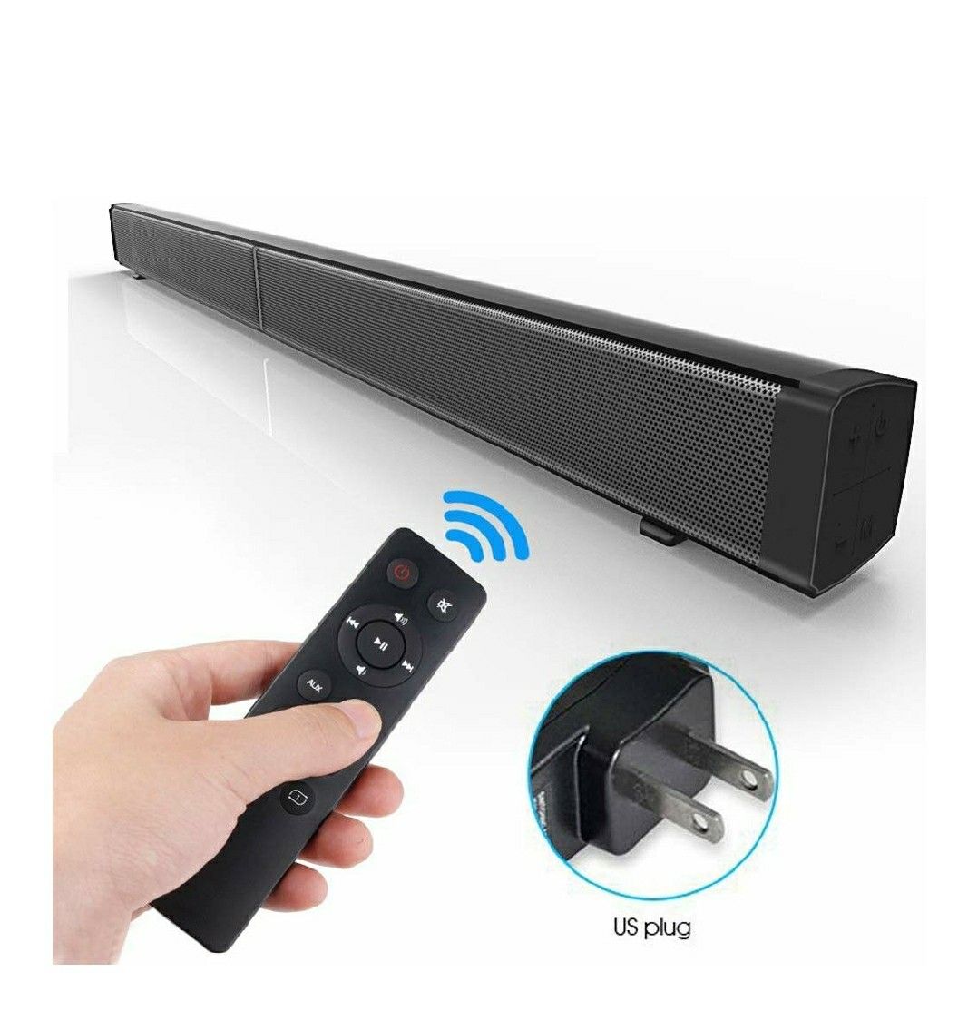 Sound Bar LP-09 Bluetooth Speaker Home Furniture TV Echo Wall Soundbar Wall-Mounted Remote Control U-Disk