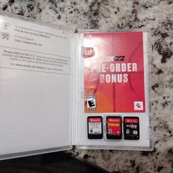 Nintendo Switch Games Nba2k22 + Assassins Creed The Rebel Revolution + Dragon Ball Xenoverse 2