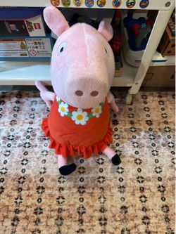 Peppa pig jumbo plush 24.75in