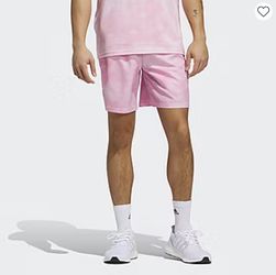 Adidas Training Woven 7" Shorts - Men Size Large or Small- JN3941 Clear Pink - NEW