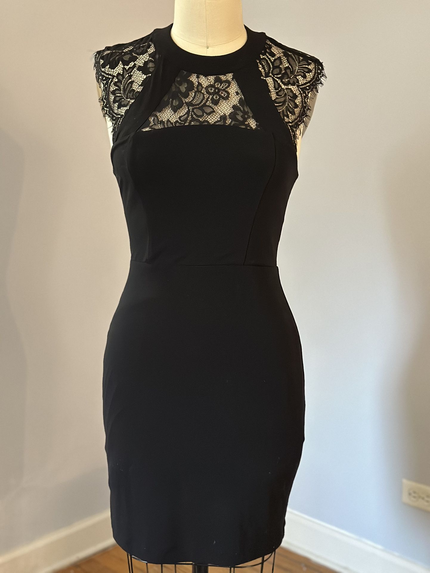 Black lace Mini Dress