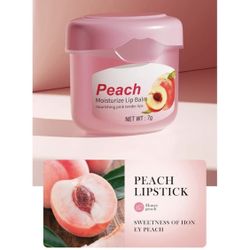 Peach Lip Balm Hydrates Moisturizes And Avoid Dryness And Cracks Lightens Lip