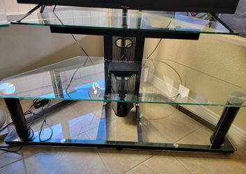 38" Glass Media Console 