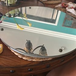 Antique Mirror 24” Round 