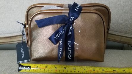 Nautica cosmetic bags