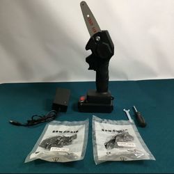 24v Mini 4-Inch Cordless Electric Portable Chainsaw
