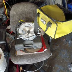 Ryobi Skill Saw With Bag
