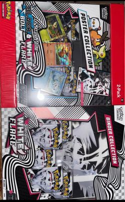 Pokémon White Flare Poster Collection and Collection Bundle