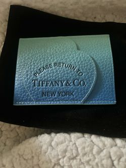 Tiffany and co card holder New!