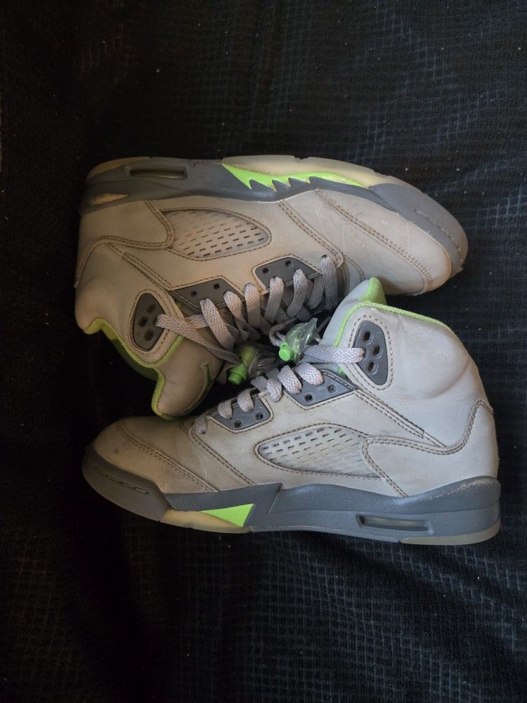 Jordan 5 Retro Green Bean Size, 4.5Y