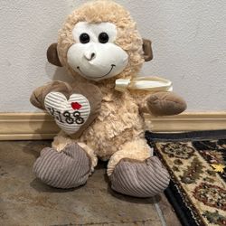 Small Monkey With Kiss On It