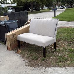 Free bench. On the curb