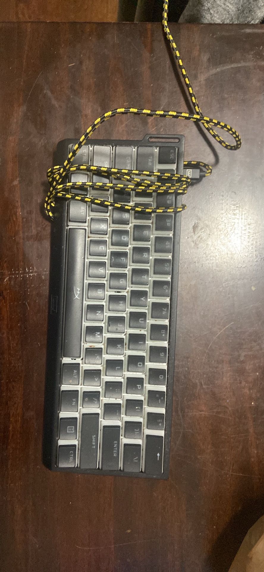 Wooting Keyboard With Hyperx Pudding Key caps