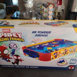 Spiderman & Amazing Friends Electronic Table Top Air Hockey 