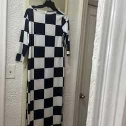 L black and White dress 
