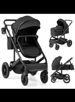 Costway 3-in-1 Folding Convertible Newborn Stroller