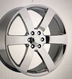 Brand new 22" CHROME Chevy trailblazer ss wheels