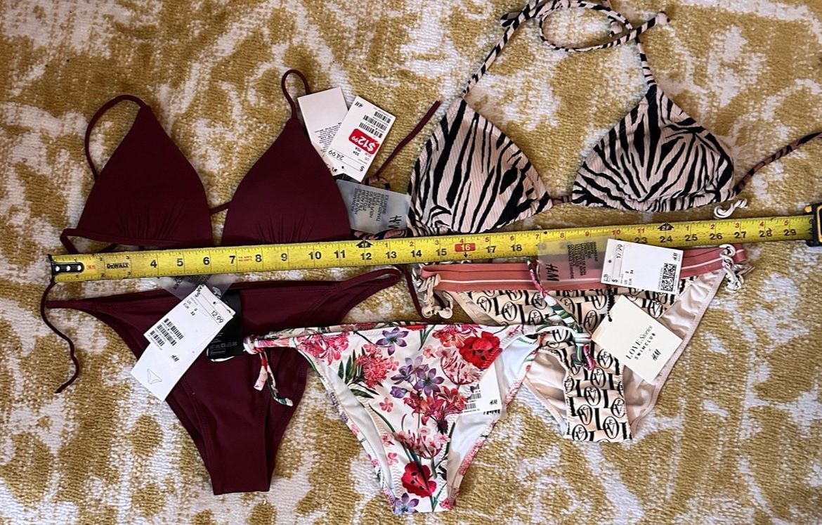 Women's/Juniors 5-Piece Bikini Bundle