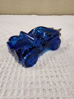 FULL Avon DUNE BUGGY Blue Collectors Car Sports Rally Scent Cologne Aftershave Glass Bottle Vintage