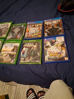Xbox one games like boarder land and ps4 game an stuff