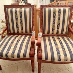 Pair French Style Chairs