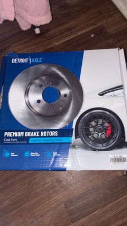 Detroit Axle Premium Cast Iron Brake Rotors