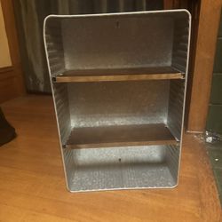 Wall Shelf Wood & aluminum 