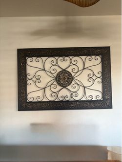 Kirklands metal wall deco