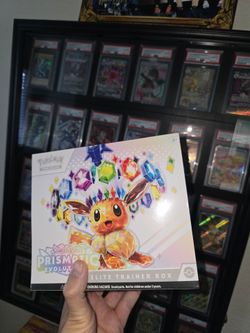 My last prismatic evolutions etb for sell