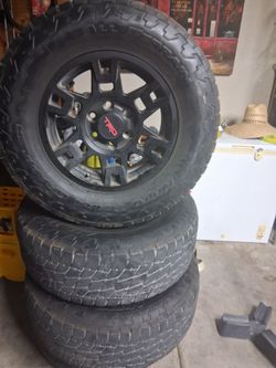 17" Black Toyota TRD Pro Wheels Toyota Tacoma, 4Runner, FJ Cruiser Set of 4