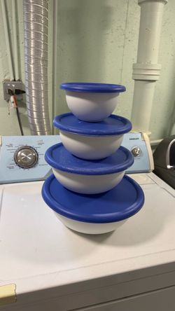 4-Piece Nesting Bowl Set with Lids