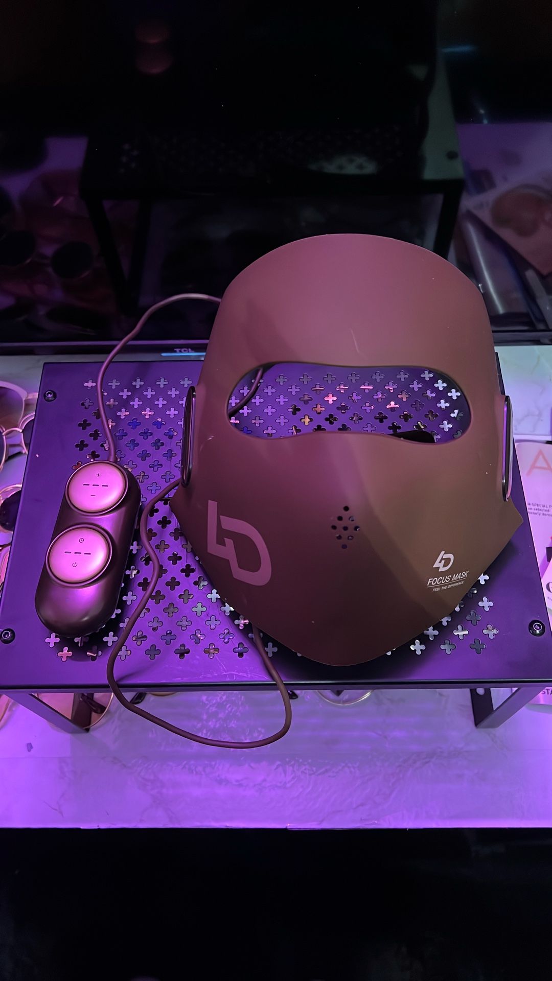 JOVS Red Light Therapy Mask for Face, LED Face Mask Light Therapy with Near-Infrared Red Light, 4 Modes and Portable Skin Care Tools for Home Use